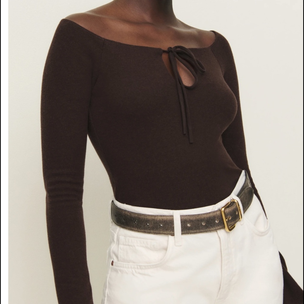 Reformation jasper knit top